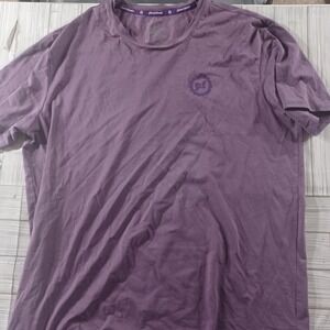 Planet Fitness Mens Purple Short Sleeve Graphic Logo T-Shirt XL